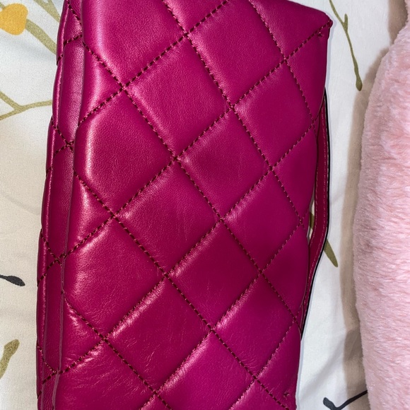 Michael kors Sloan sm quilted messenger leather deep pink - Picture 2 of 10